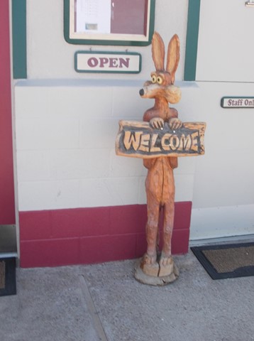A sign at one of the resort offices in Spring 2014